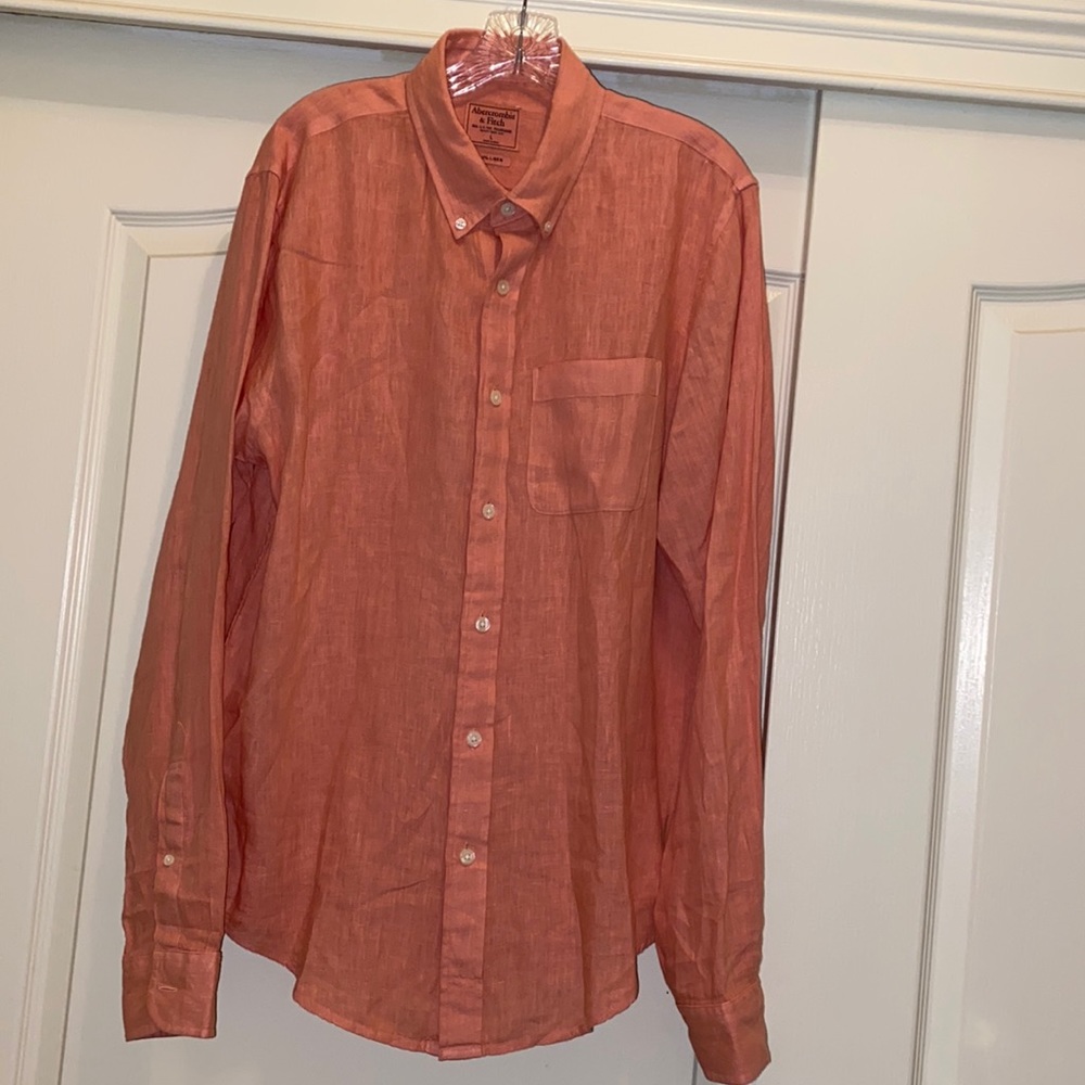 Excellent condition- Abercrombie Linen Long Sleeve